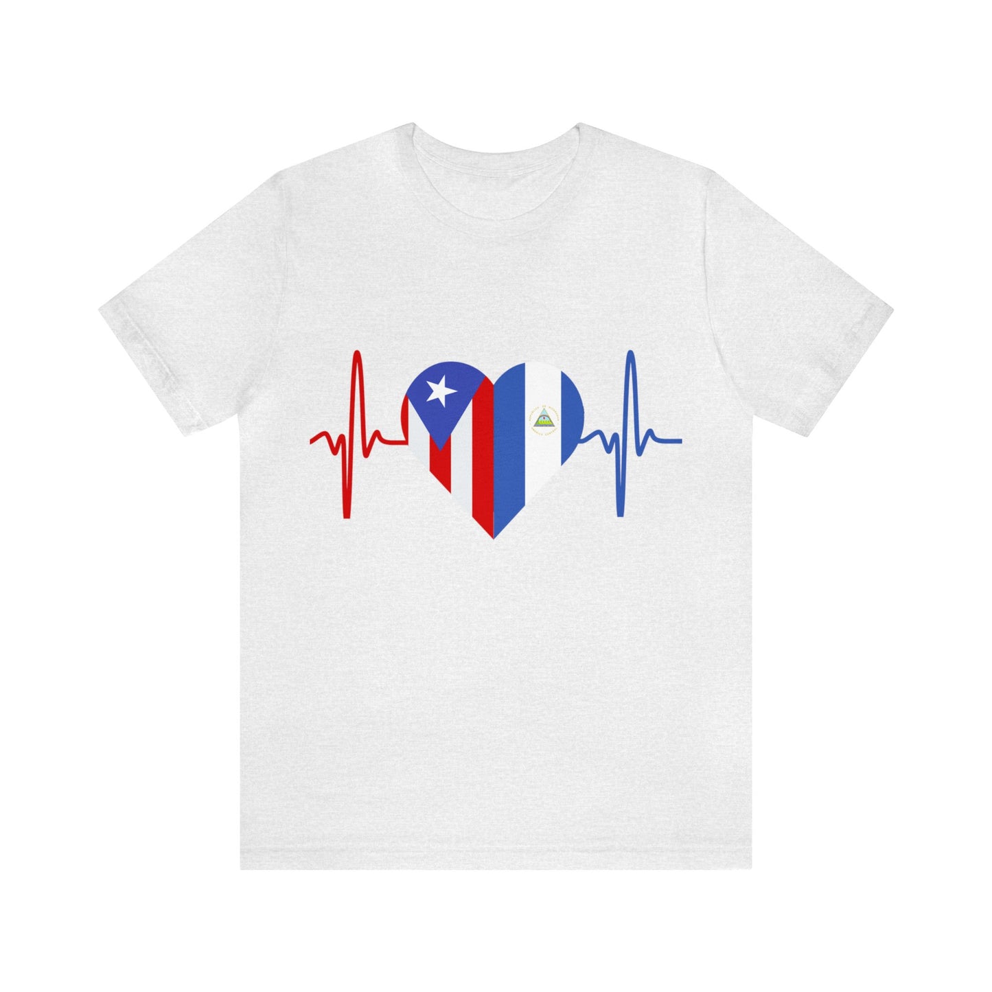 Nicaragua and Puerto Rico Short Sleeve Tee