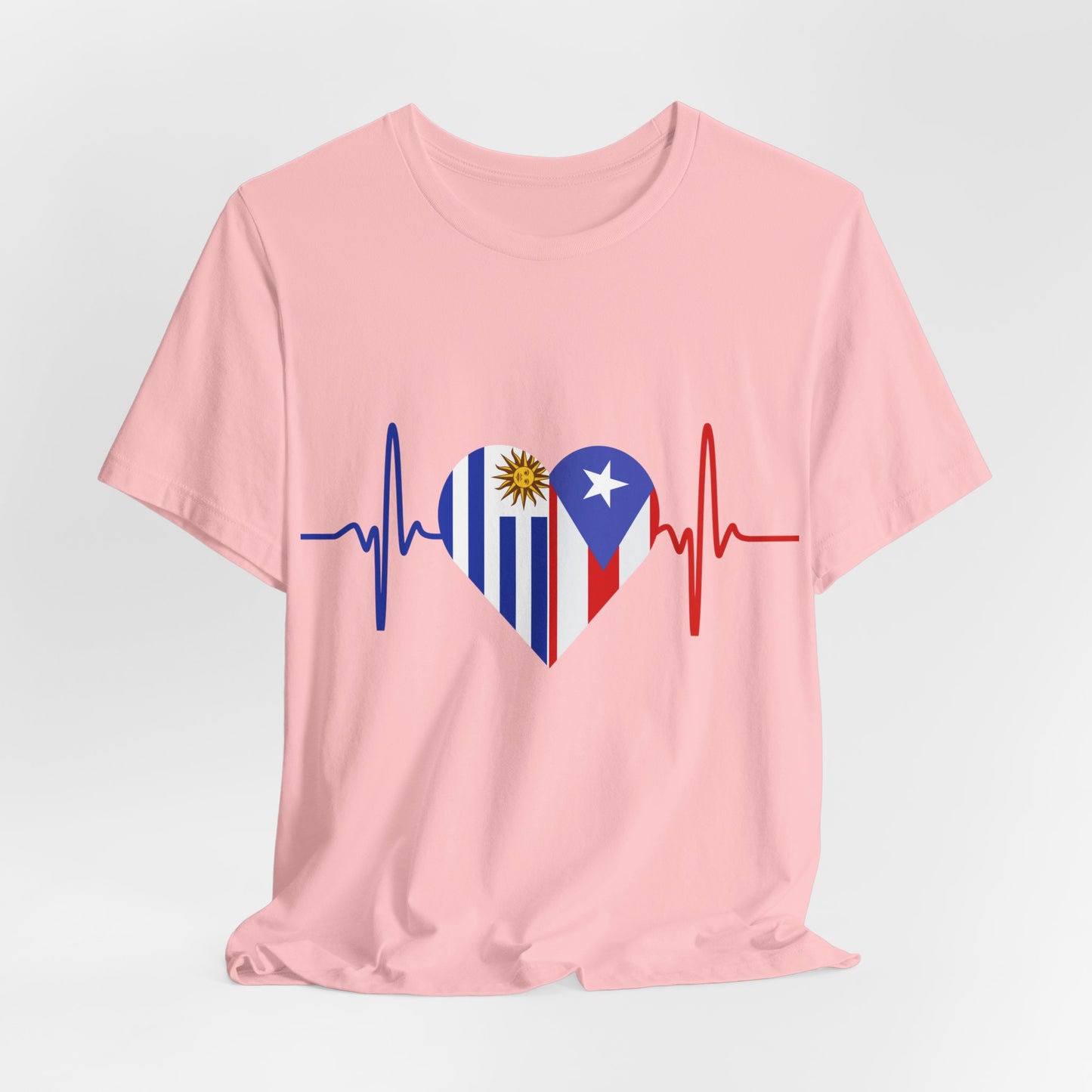 Uruguay and Puerto Rico Short Sleeve Tee