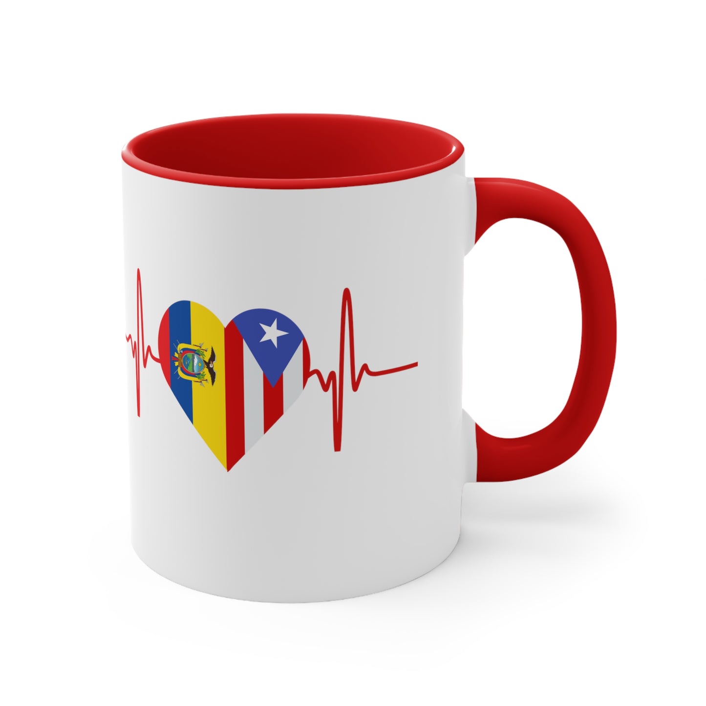 Ecuador and Puerto Rico Mug, 11oz