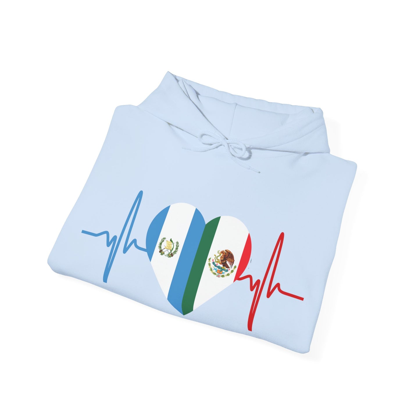Guatemala and Mexico Unisex Hooded Sweatshirt I Sudadera Unisexo México and Guatemala
