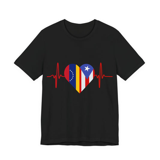Venezuela and Puerto Rico Short Sleeve Tee