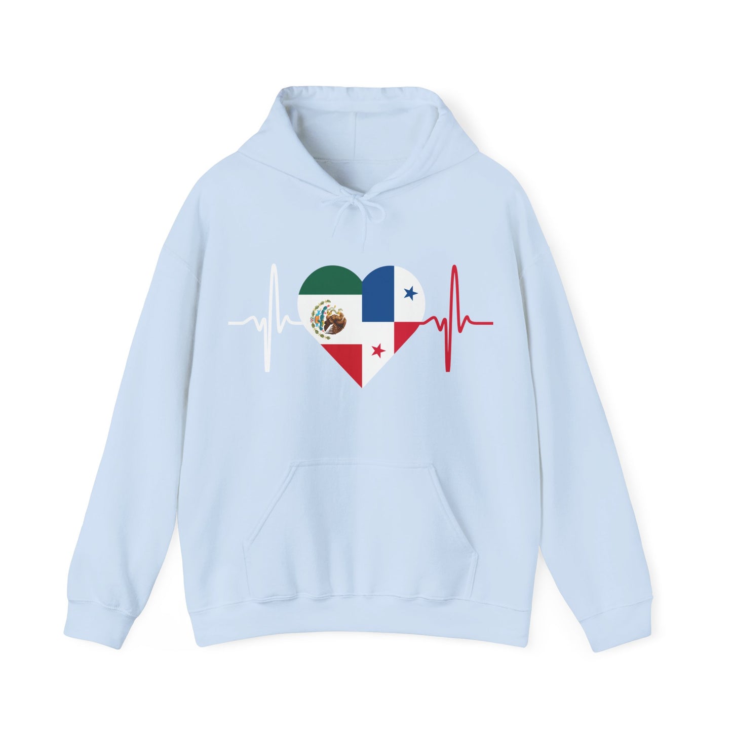 Mexico and Panama Unisex Hooded Sweatshirt I Sudadera Unisexo México and Panama