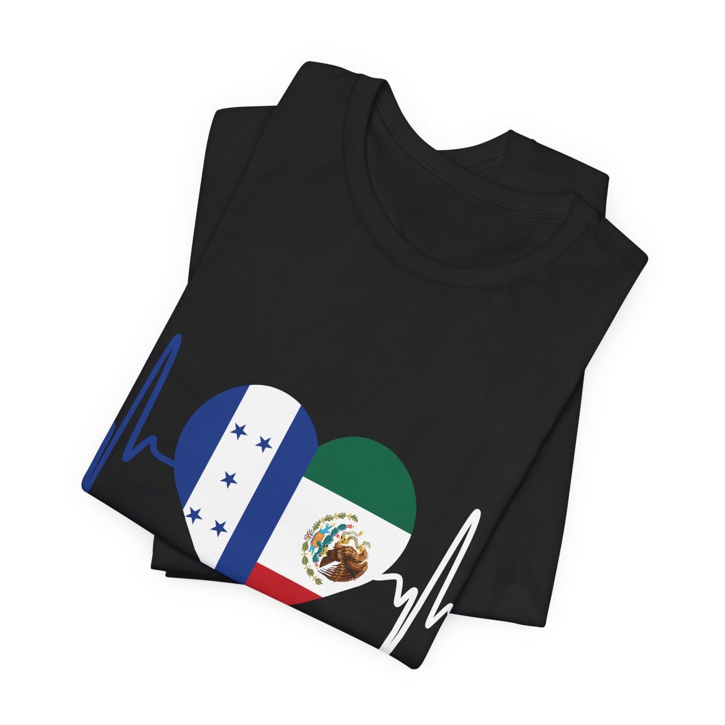 Honduras & Mexico Unisex Short Sleeve Tee, Camisa Unisexo manga corta México y Honduras I Cultura Mexicana y Hondureños