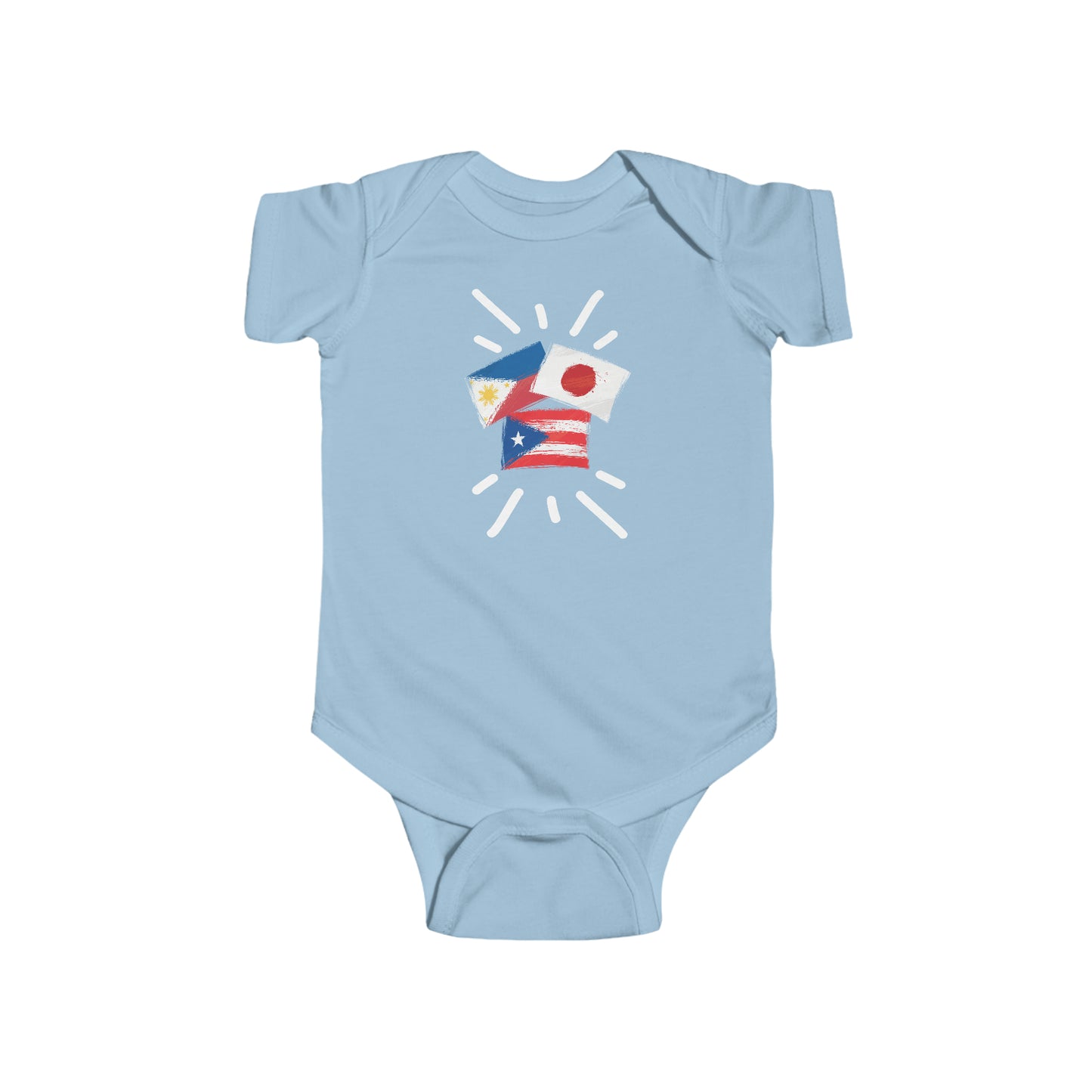Infant Philippines, Japan & Puerto Rico Bodysuit