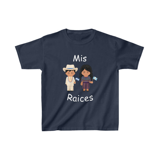 Honduras & Guatemala Mis Raices Kid's Tee I Camiseta para Niños Guatemala y Honduras I Cultura Guatemalteca y Hondureña