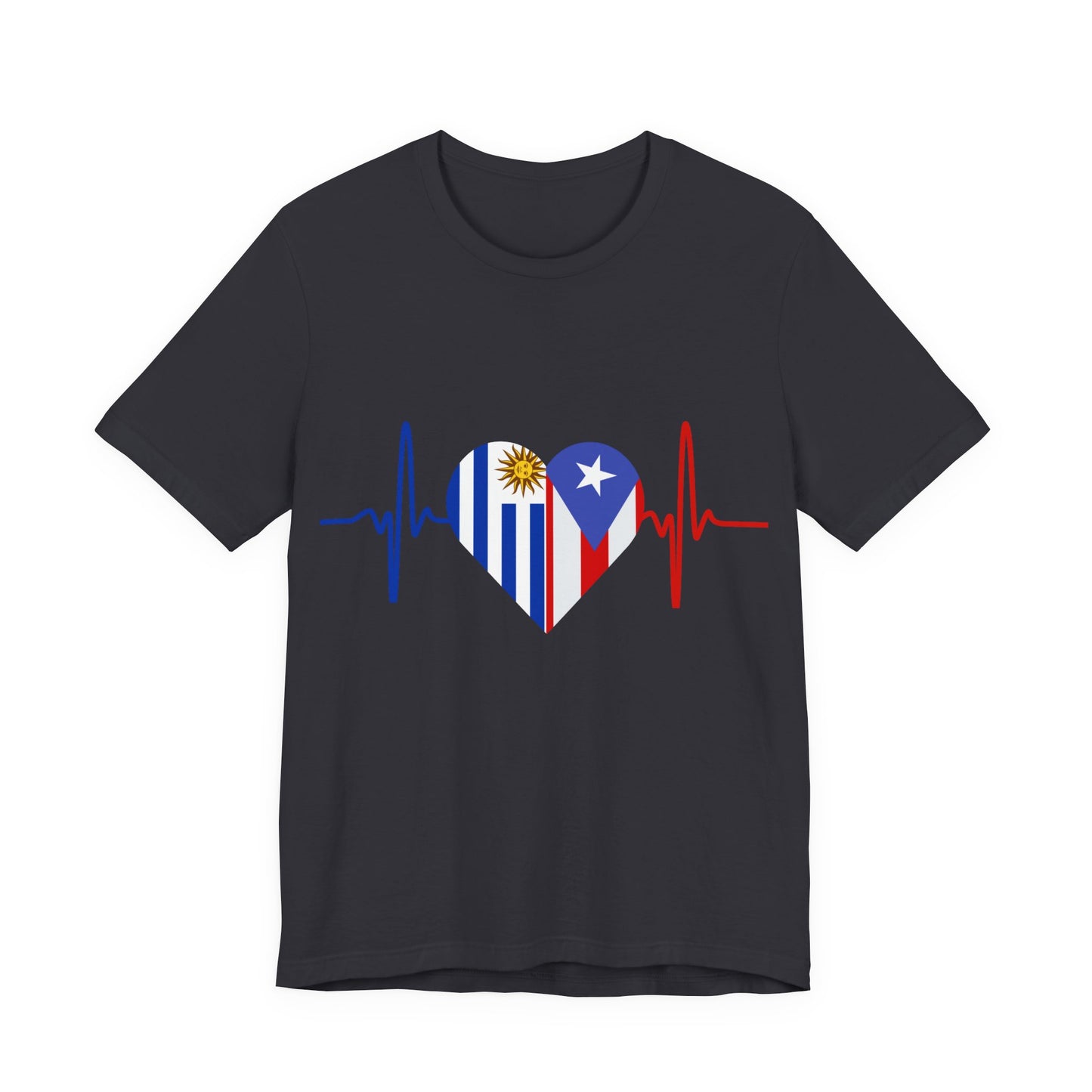Uruguay and Puerto Rico Short Sleeve Tee