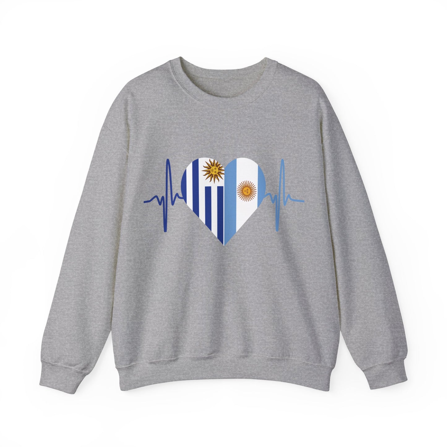 Uruguay & Argentina Unisex Hooded Sweatshirt I Sudadera Unisexo Uruguay y Argentina