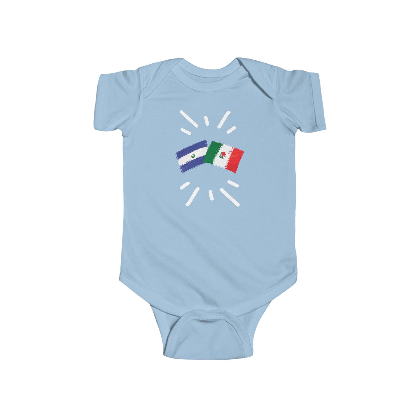 Infant El Salvador and Mexico Bodysuit