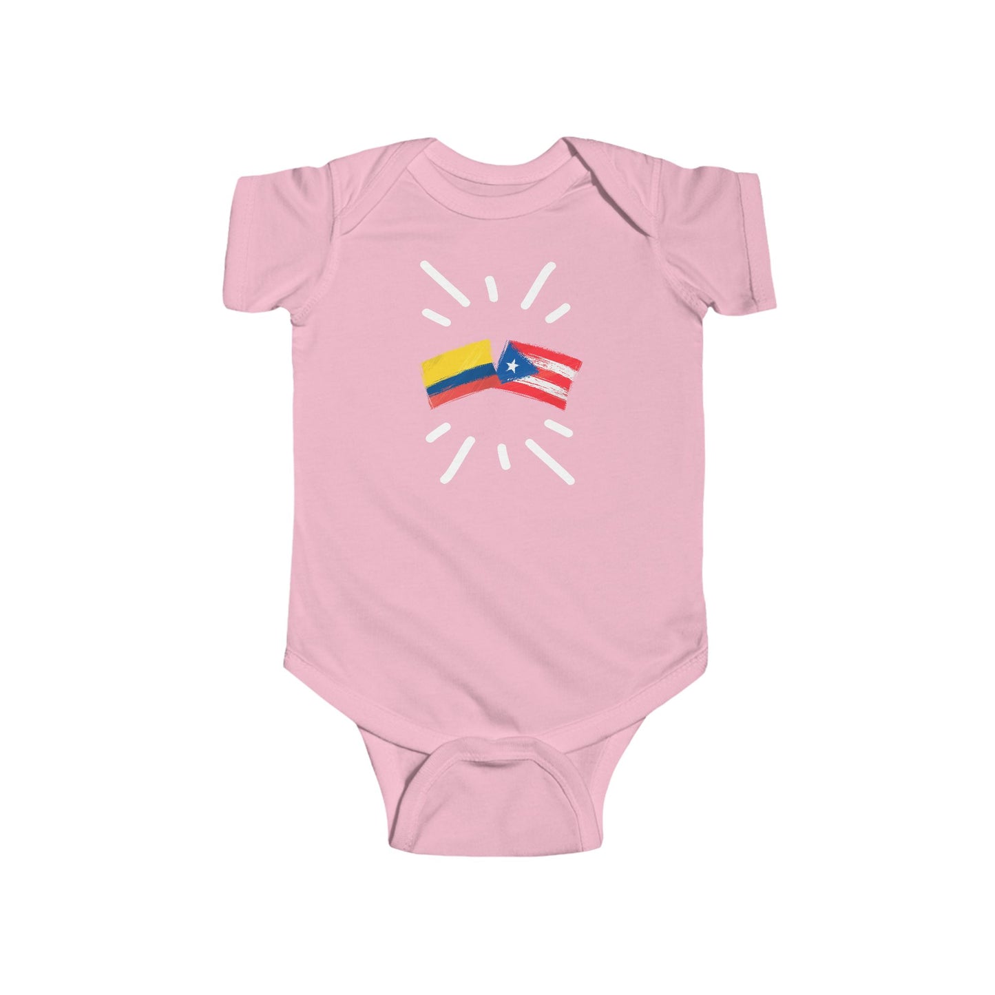 Infant Colombia and Puerto Rico Bodysuit