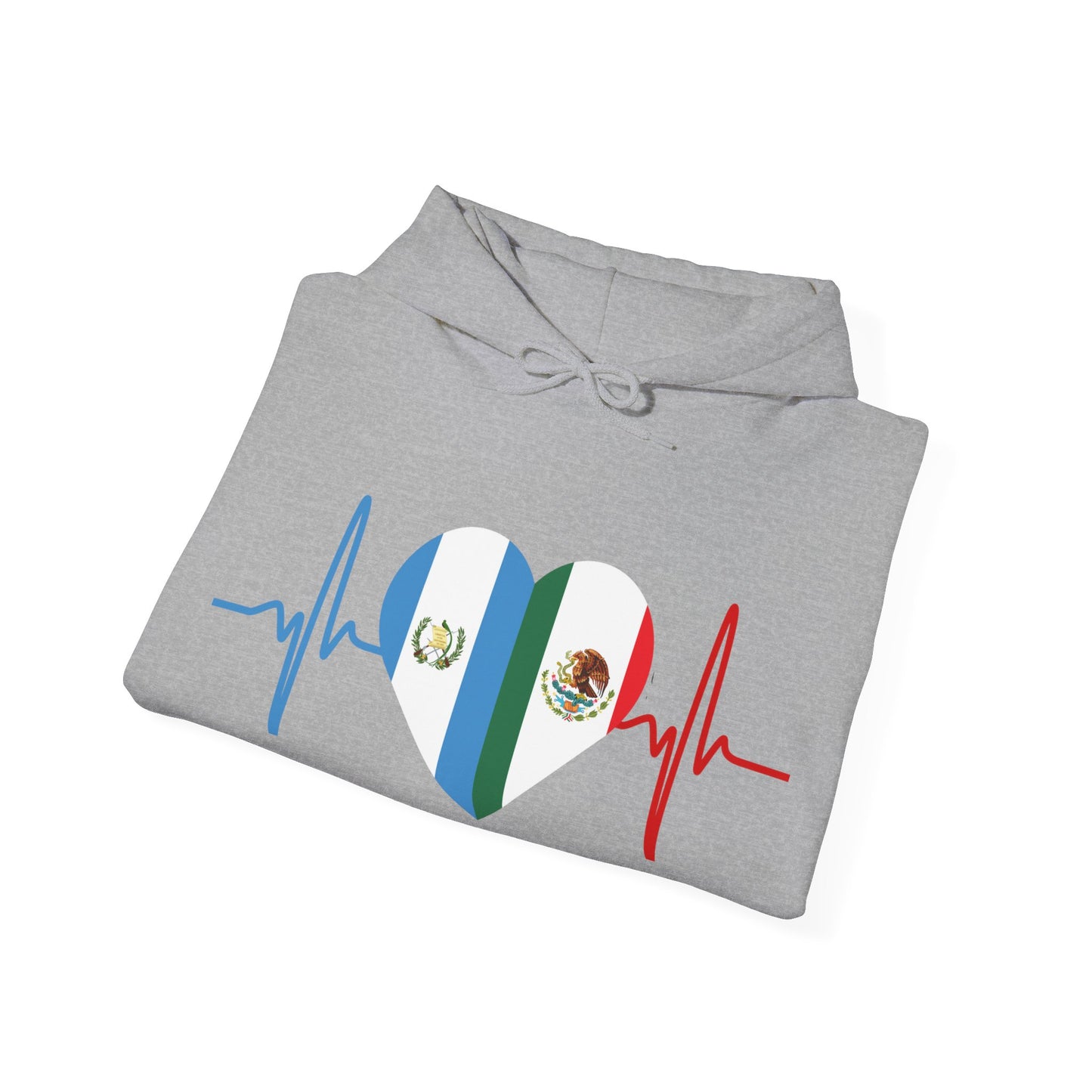 Guatemala and Mexico Unisex Hooded Sweatshirt I Sudadera Unisexo México and Guatemala