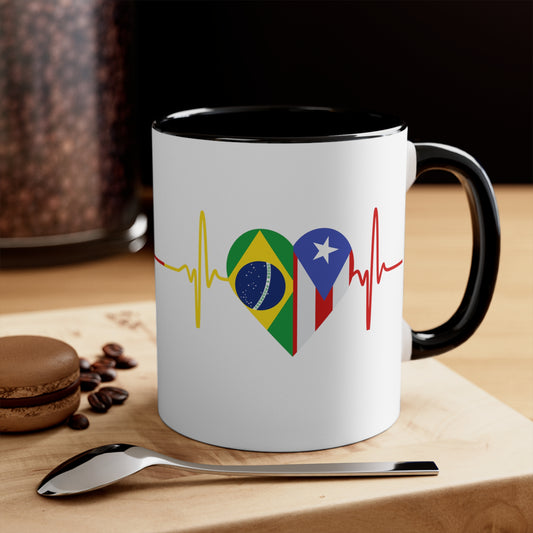 Brazil and Puerto Rico Mug, 11oz