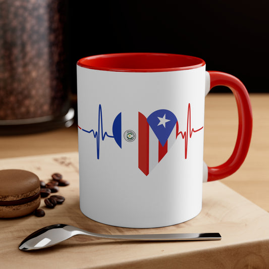 Paraguay and Puerto Rico Mug, 11oz