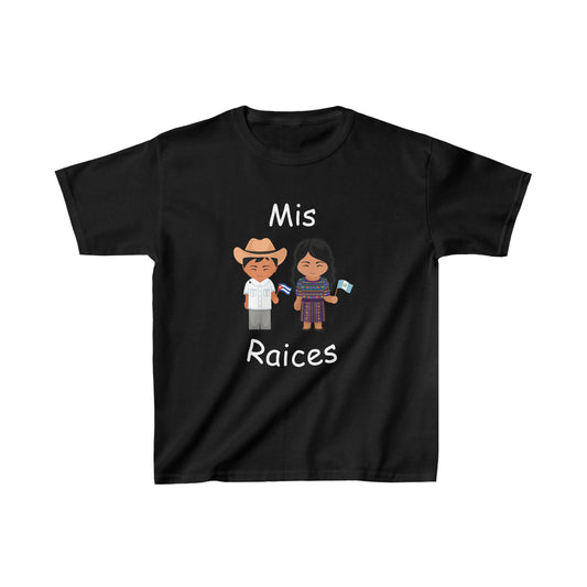 Cuba & Guatemala Mis Raices Kid's Tee I Camiseta para Niños Guatemala y Cuba I Cultura Guatemalteca y Cubana
