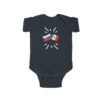 Infant Slovakia and Mexico Bodysuit