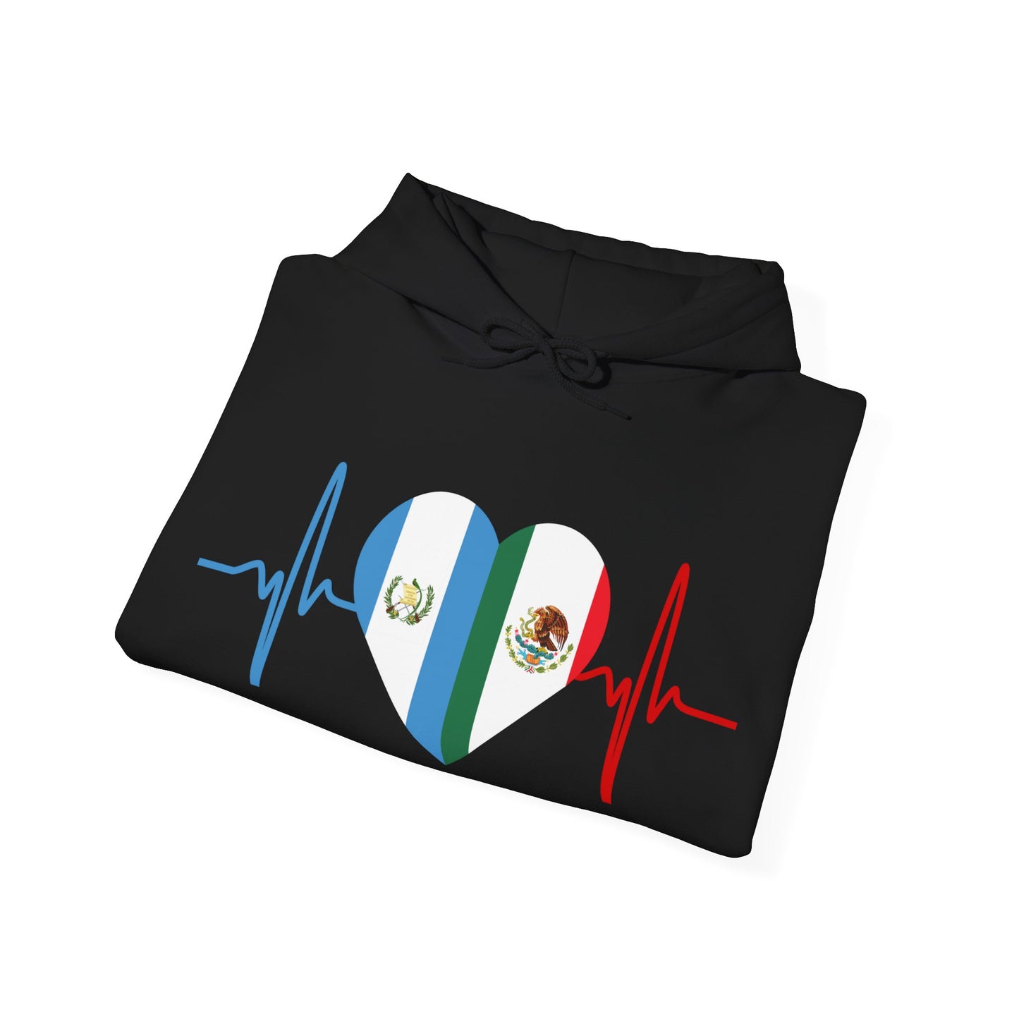 Guatemala and Mexico Unisex Hooded Sweatshirt I Sudadera Unisexo México and Guatemala