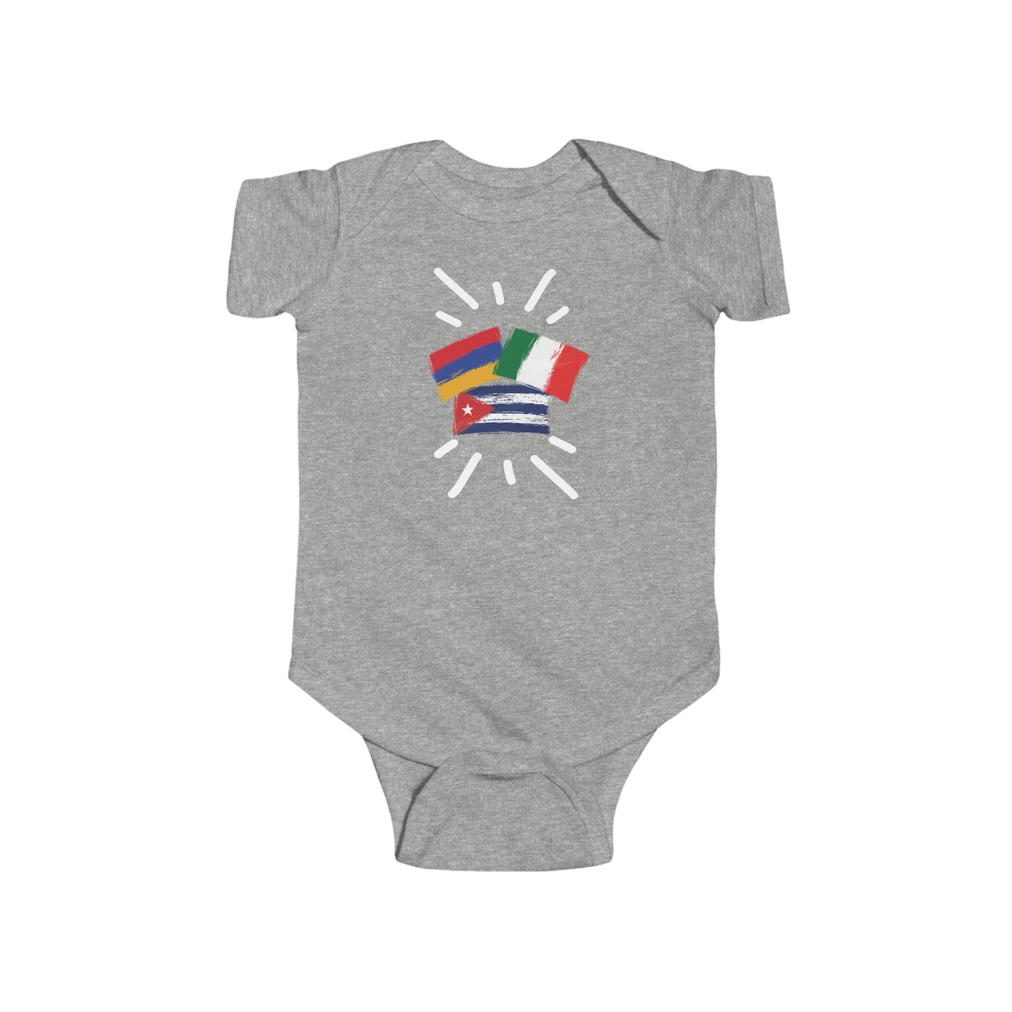 Infant Cuba, Italy, and Armenia Bodysuit