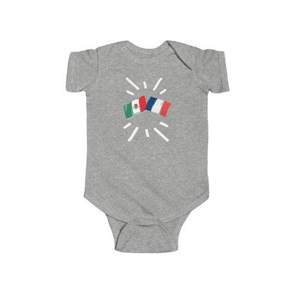 Infant France and Mexico Bodysuit