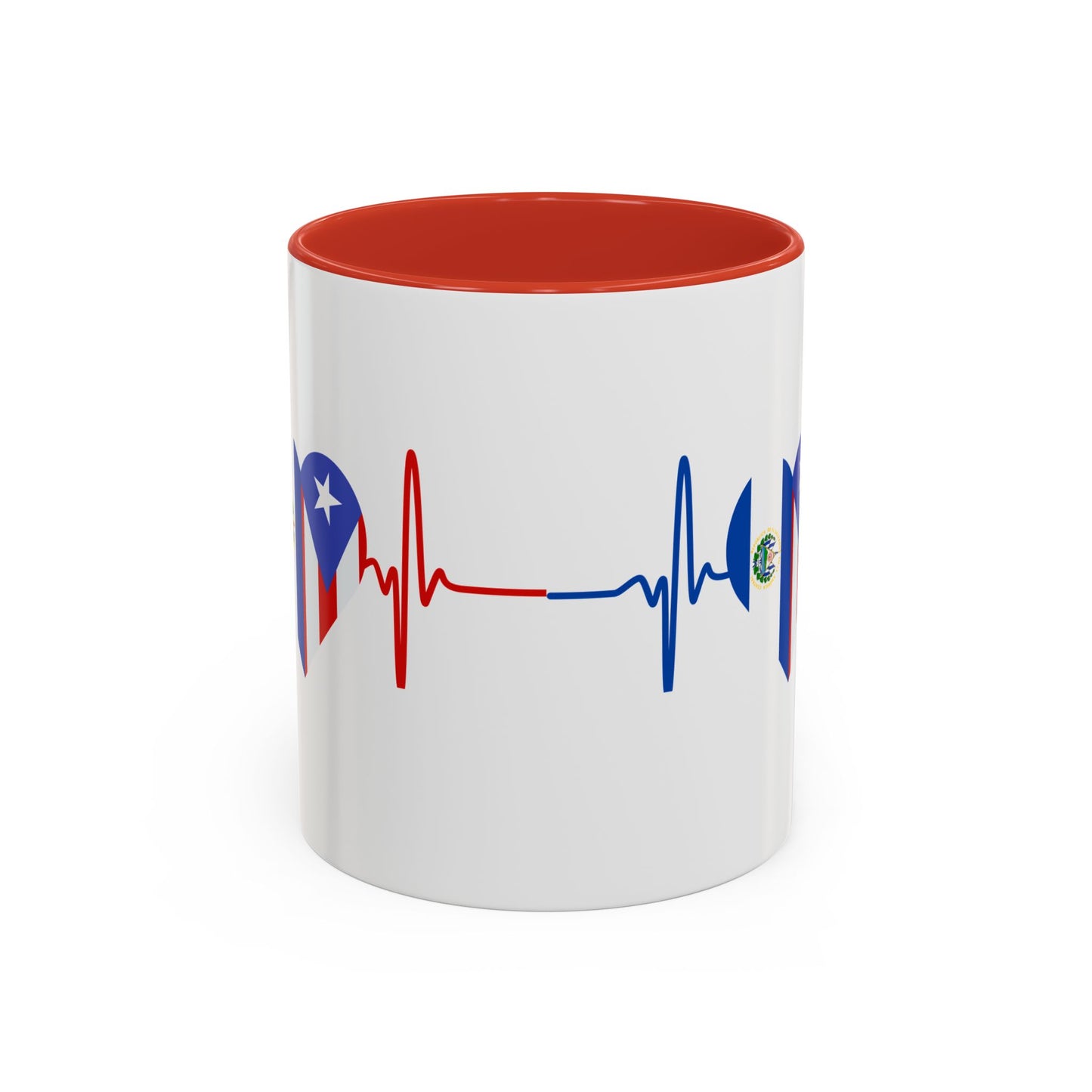 El Salvador and Puerto Rico Mug, 11oz