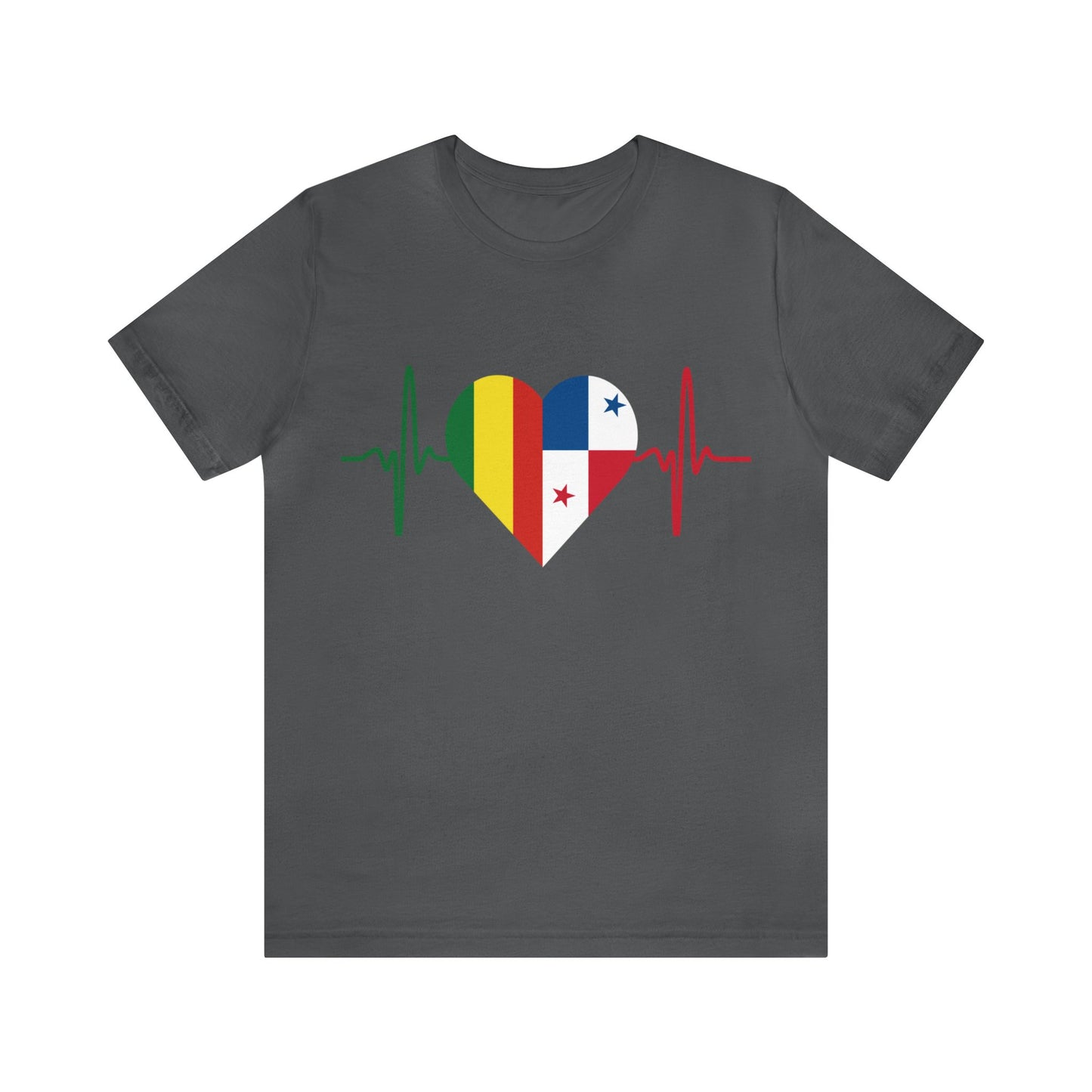 Bolivia & Panama Unisex Short Sleeve Tee, Camisa Unisexo manga corta Bolivia y Panamá
