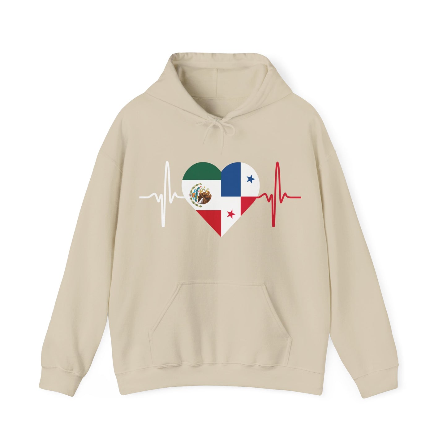 Mexico and Panama Unisex Hooded Sweatshirt I Sudadera Unisexo México and Panama
