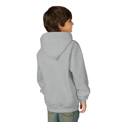 El Salvador and Dominican Republic Youth Hooded Sweatshirt I Sudadera para Niños El Salvador y República Dominicana