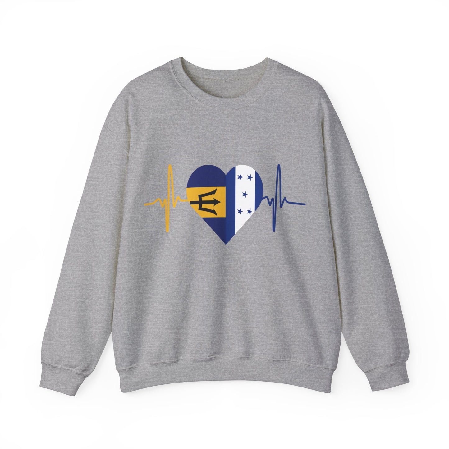 Barbados and Honduras Unisex Crewneck Sweatshirt I Sudadera Barbados y Honduras
