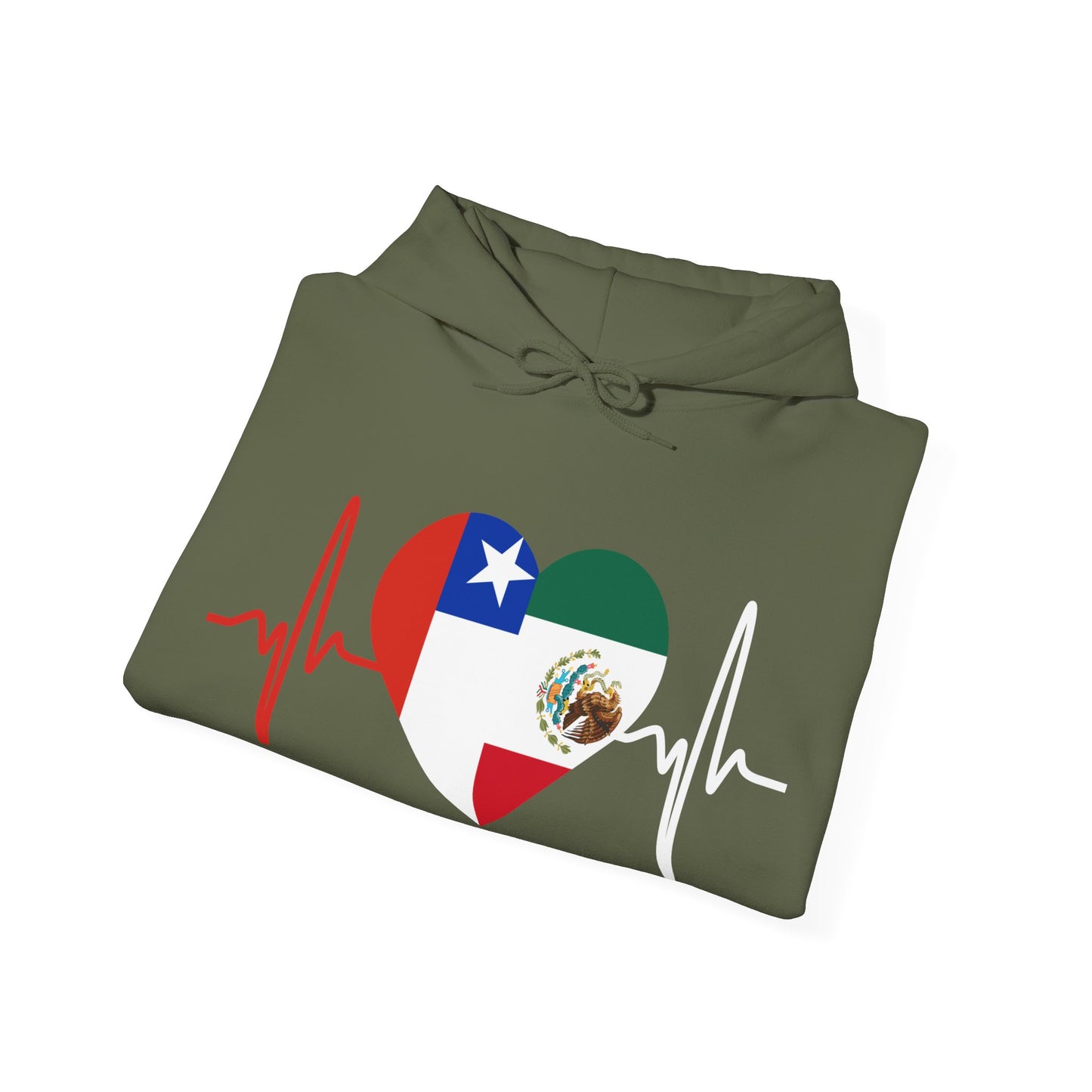Mexico and Chile Unisex Hooded Sweatshirt I Sudadera Unisexo México and Chile