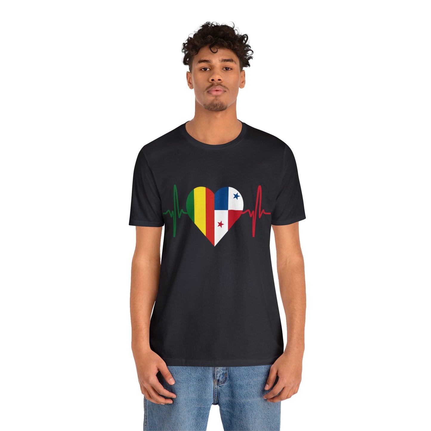 Bolivia & Panama Unisex Short Sleeve Tee, Camisa Unisexo manga corta Bolivia y Panamá