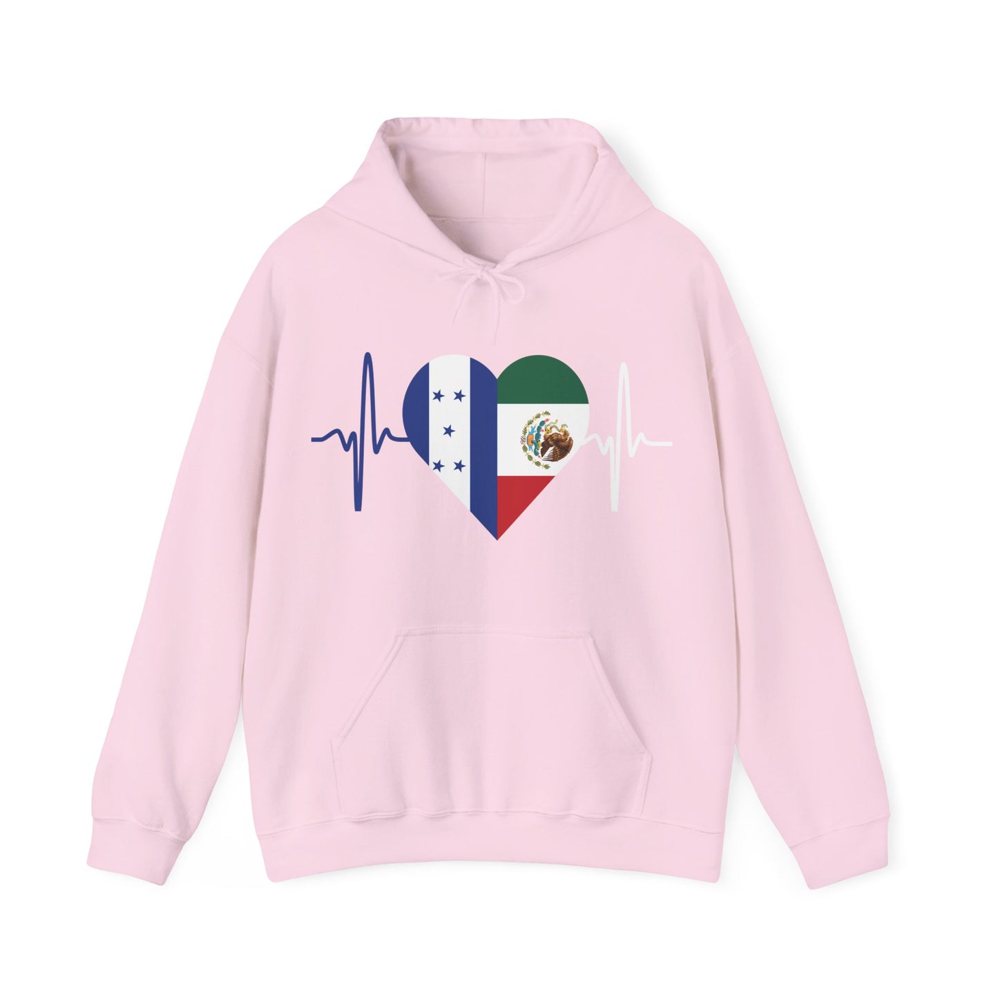 Mexico and Honduras Unisex Hooded Sweatshirt I Sudadera Unisexo México and Honduras