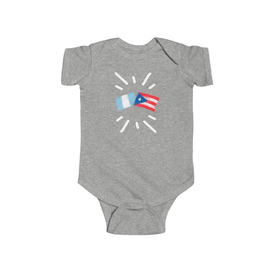 Infant Guatemala and Puerto Rico Bodysuit