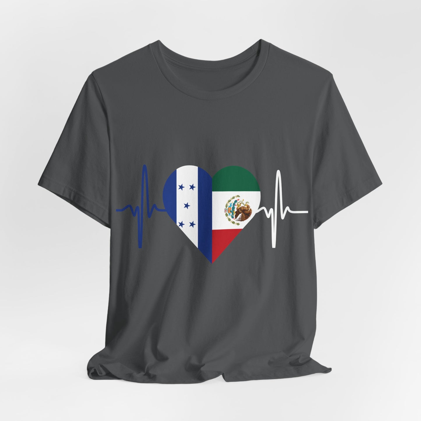 Honduras & Mexico Unisex Short Sleeve Tee, Camisa Unisexo manga corta México y Honduras I Cultura Mexicana y Hondureños