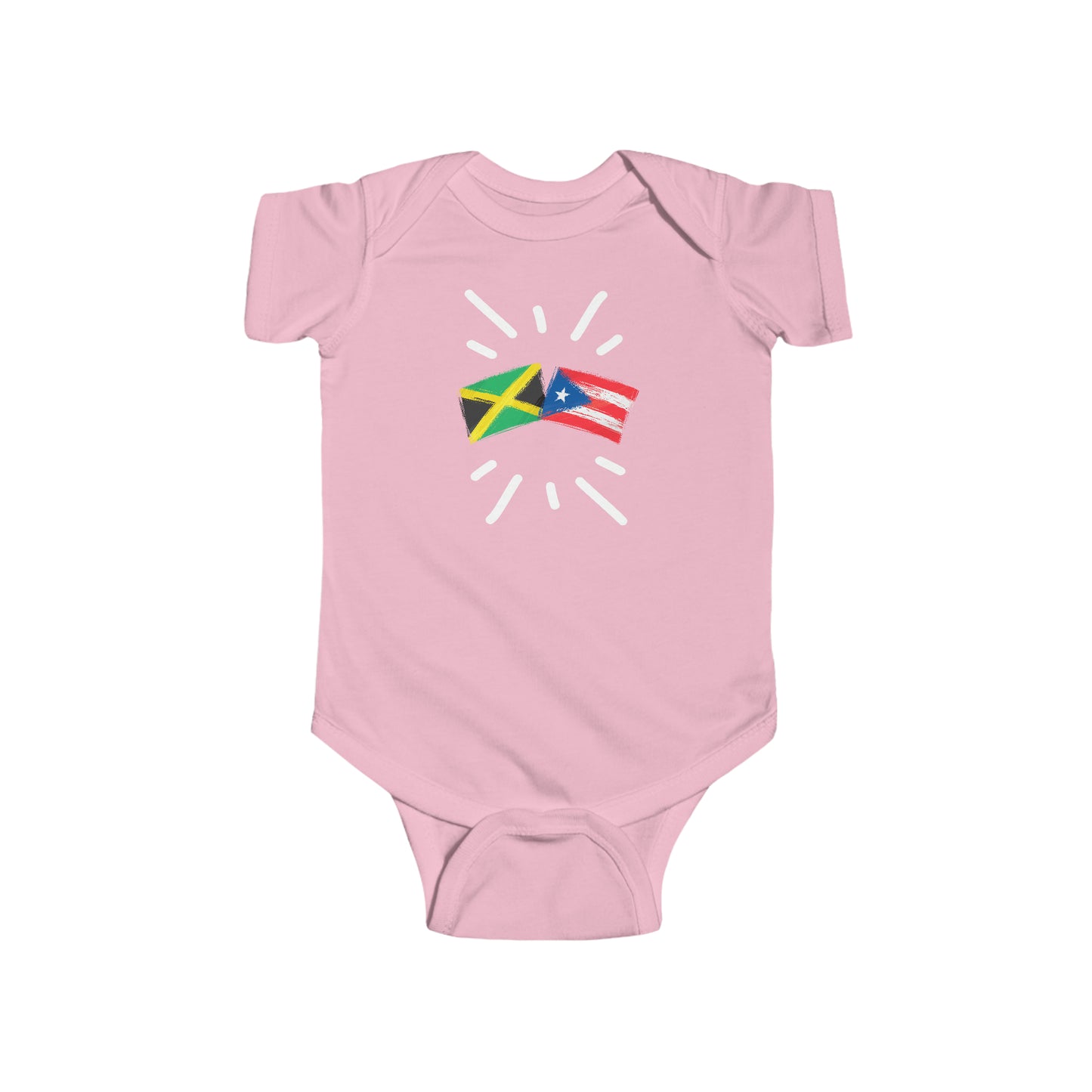 Infant Jamaica and Puerto Rico Bodysuit
