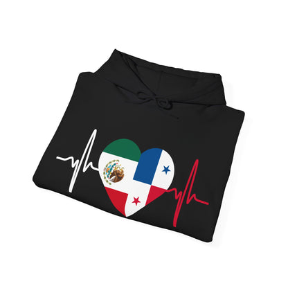 Mexico and Panama Unisex Hooded Sweatshirt I Sudadera Unisexo México and Panama