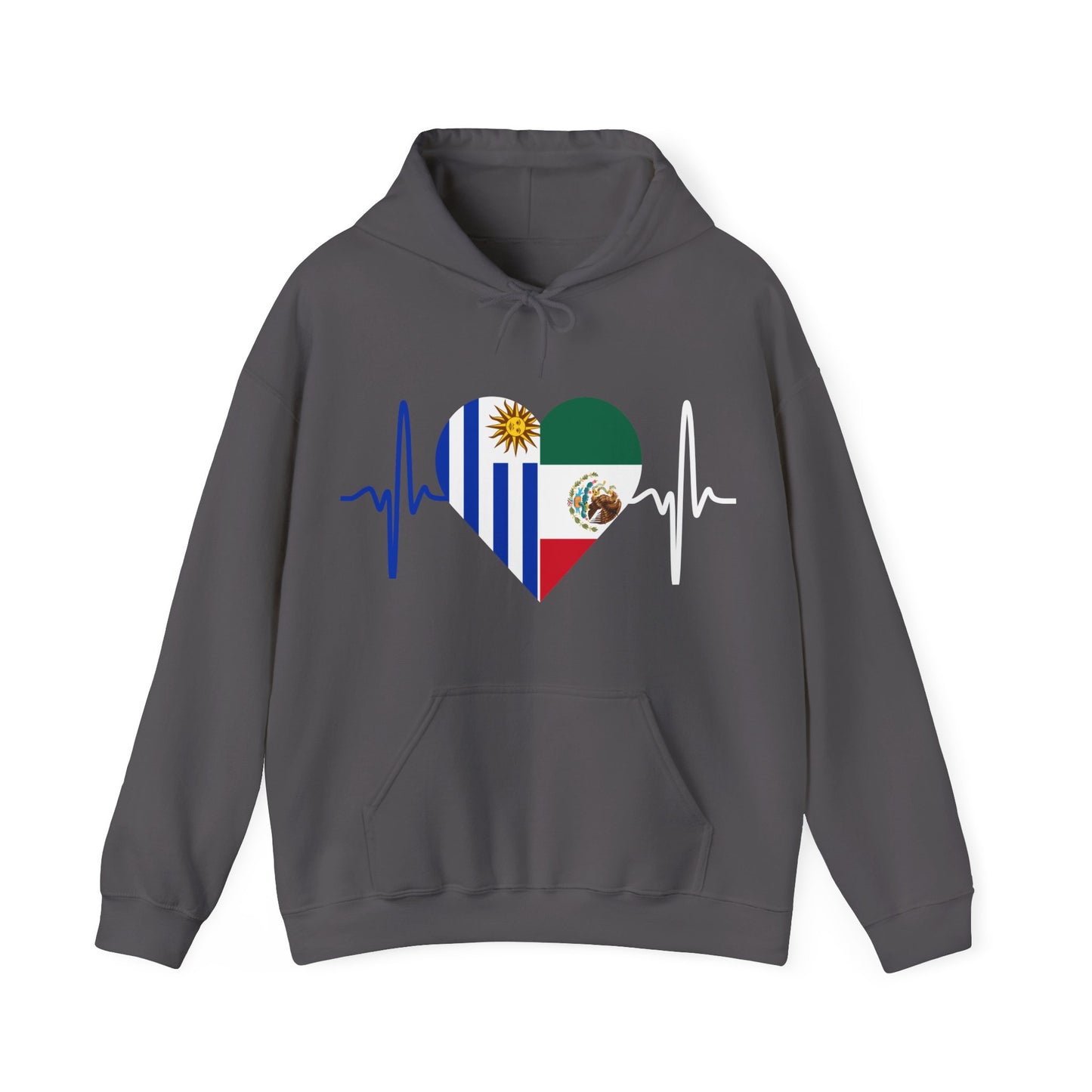 Mexico and Uruguay Hooded Sweatshirt I Sudadera Unisexo México y Uruguay