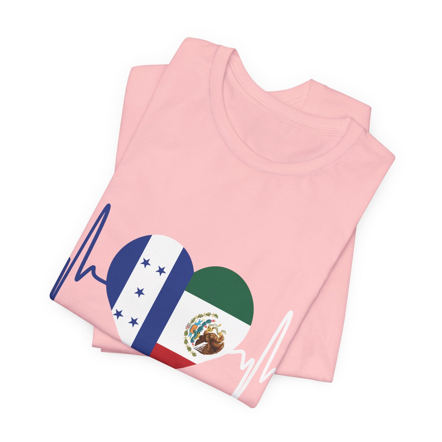 Honduras & Mexico Unisex Short Sleeve Tee, Camisa Unisexo manga corta México y Honduras I Cultura Mexicana y Hondureños