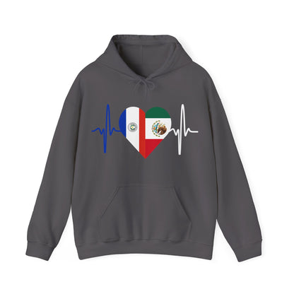 Mexico and Paraguay Unisex Hooded Sweatshirt I Sudadera Unisexo México and Paraguay