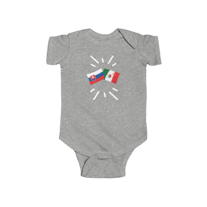Infant Slovakia and Mexico Bodysuit