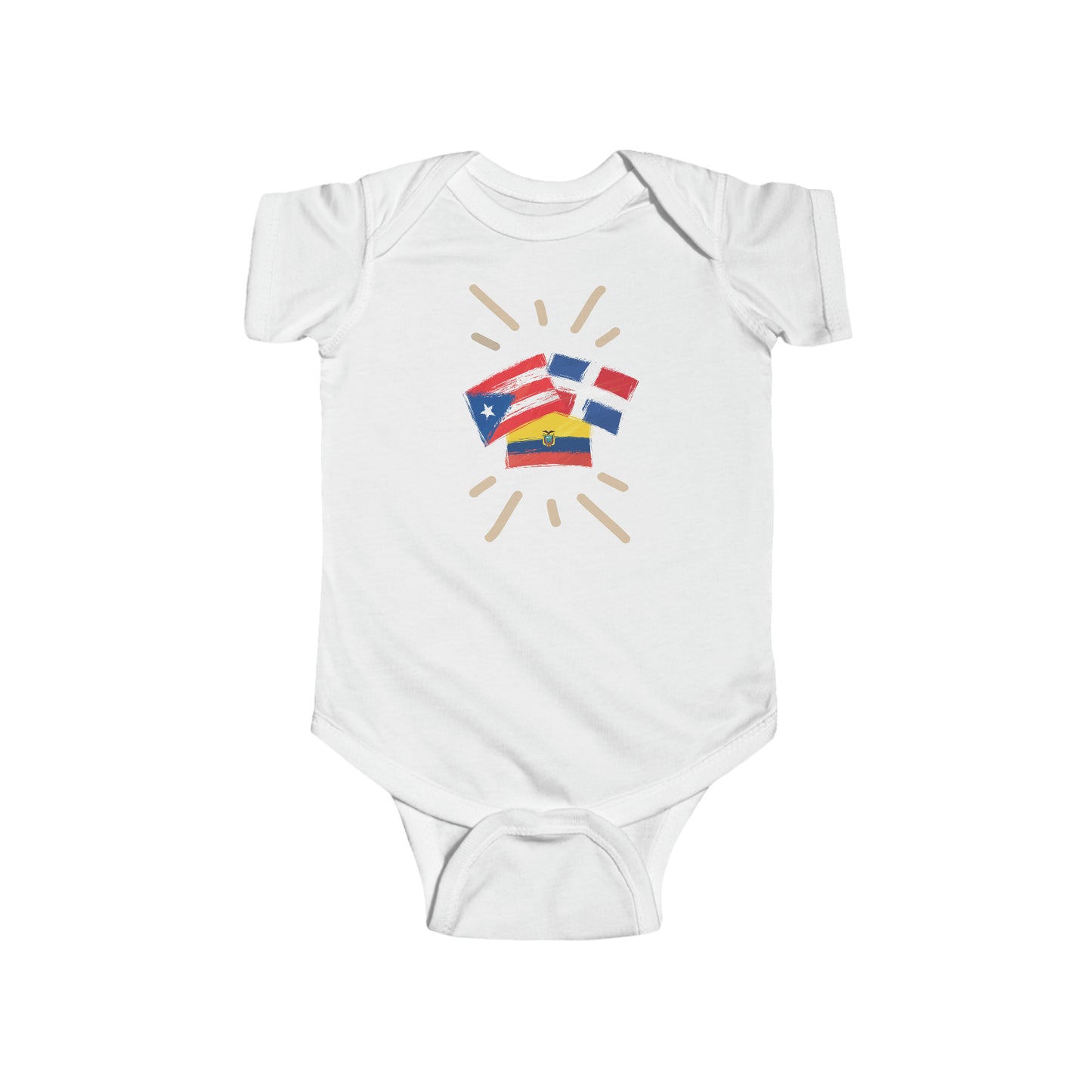 Infant Dominican Republic, Puerto Rico, Ecuador Bodysuit
