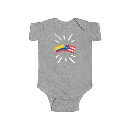 Infant Colombia and Puerto Rico Bodysuit