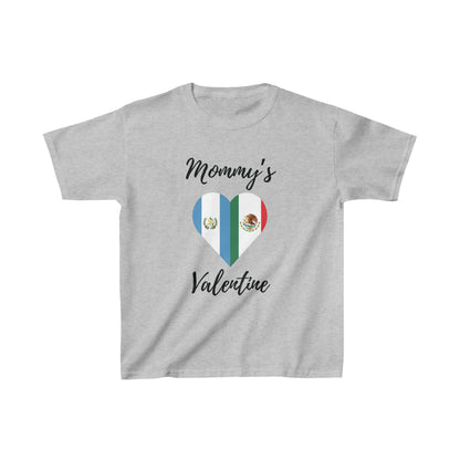 Kid's Mommy's Valentine Guatemala and Mexico I Camiseta para Niños Guatemala y México