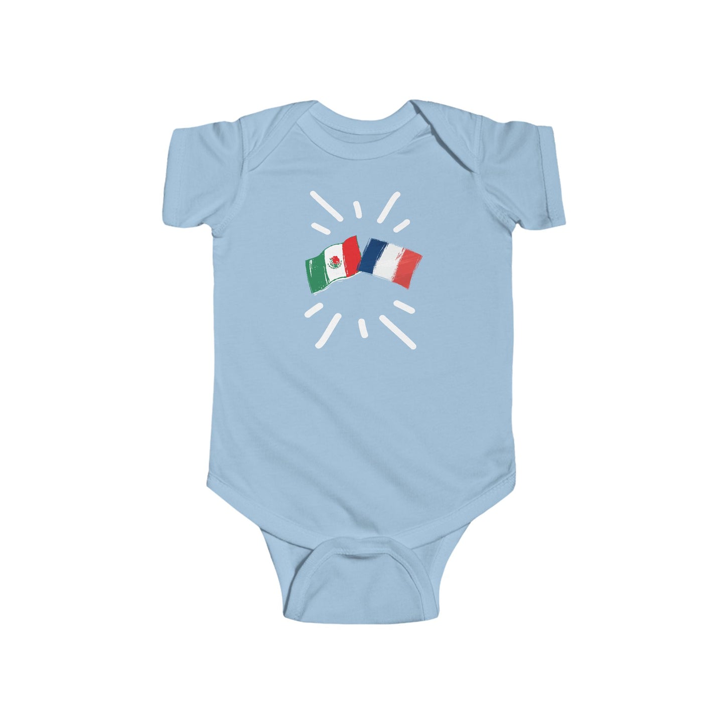 Infant France and Mexico Bodysuit