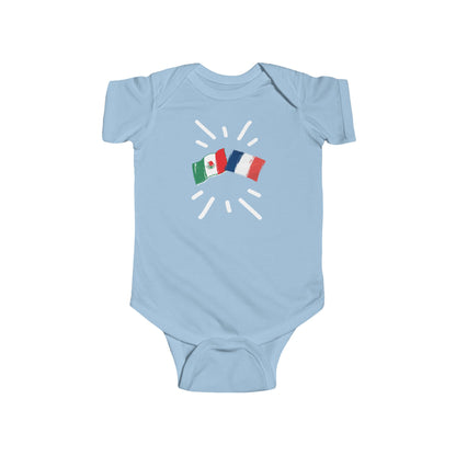 Infant France and Mexico Bodysuit