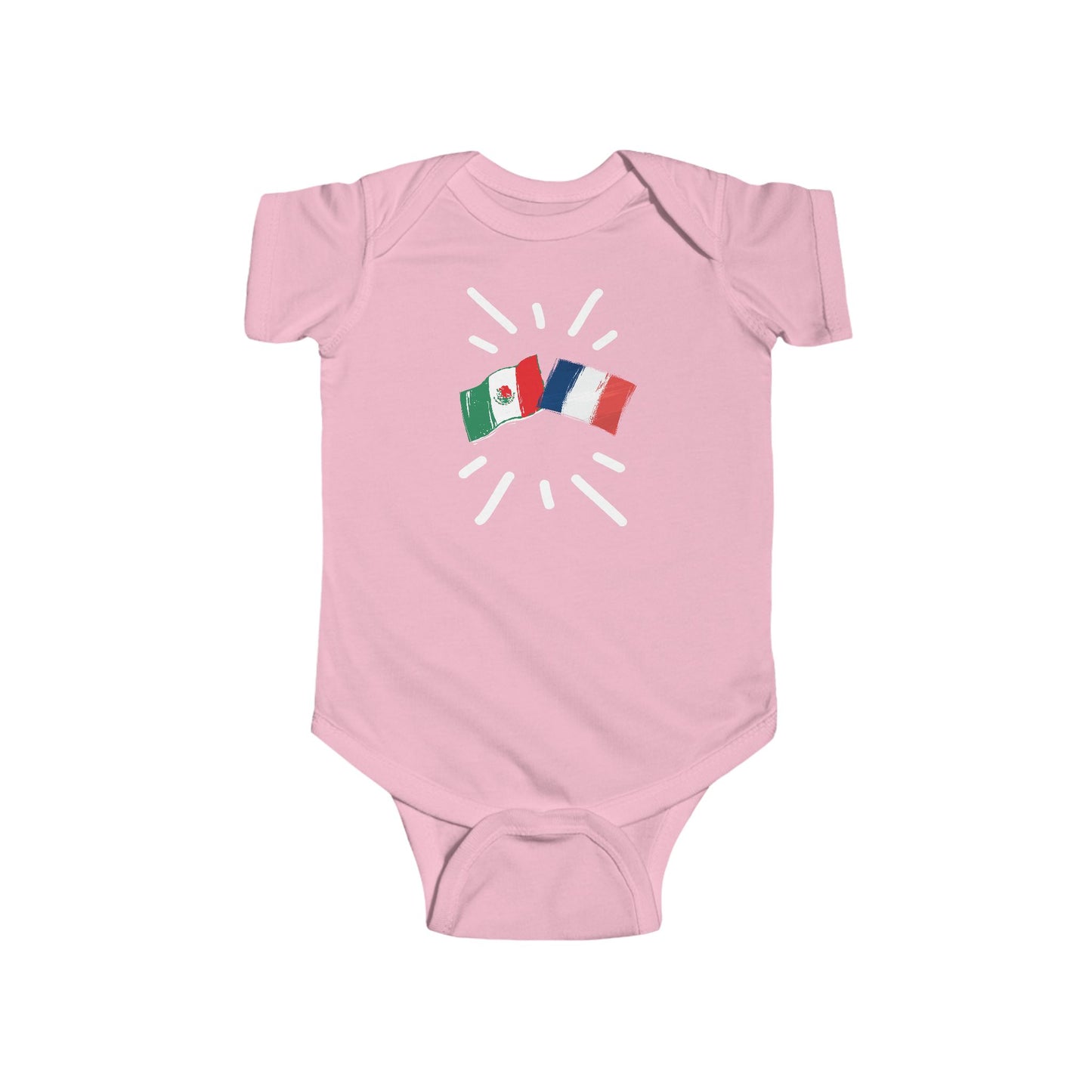 Infant France and Mexico Bodysuit