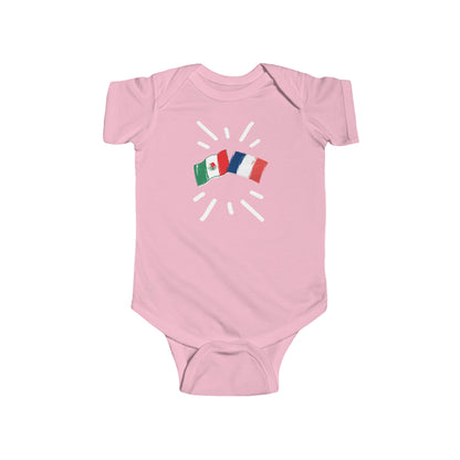 Infant France and Mexico Bodysuit