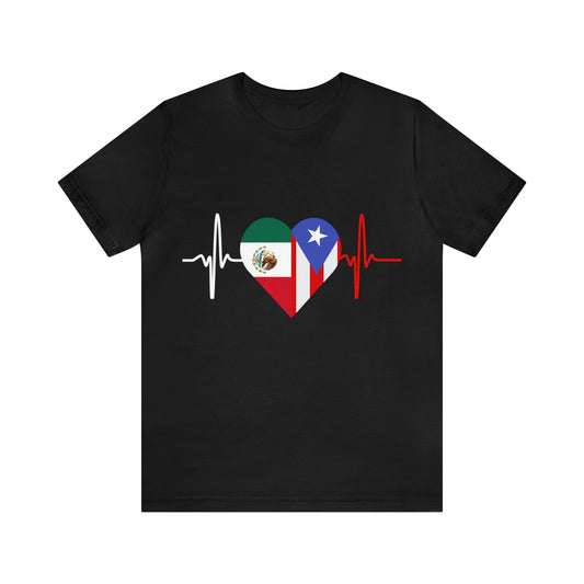 Mexico and Puerto Rico Short Sleeve Tee