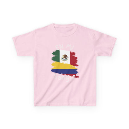 Mexico & Colombia Kids Tee I Camiseta para Niños Mexico y Colombia