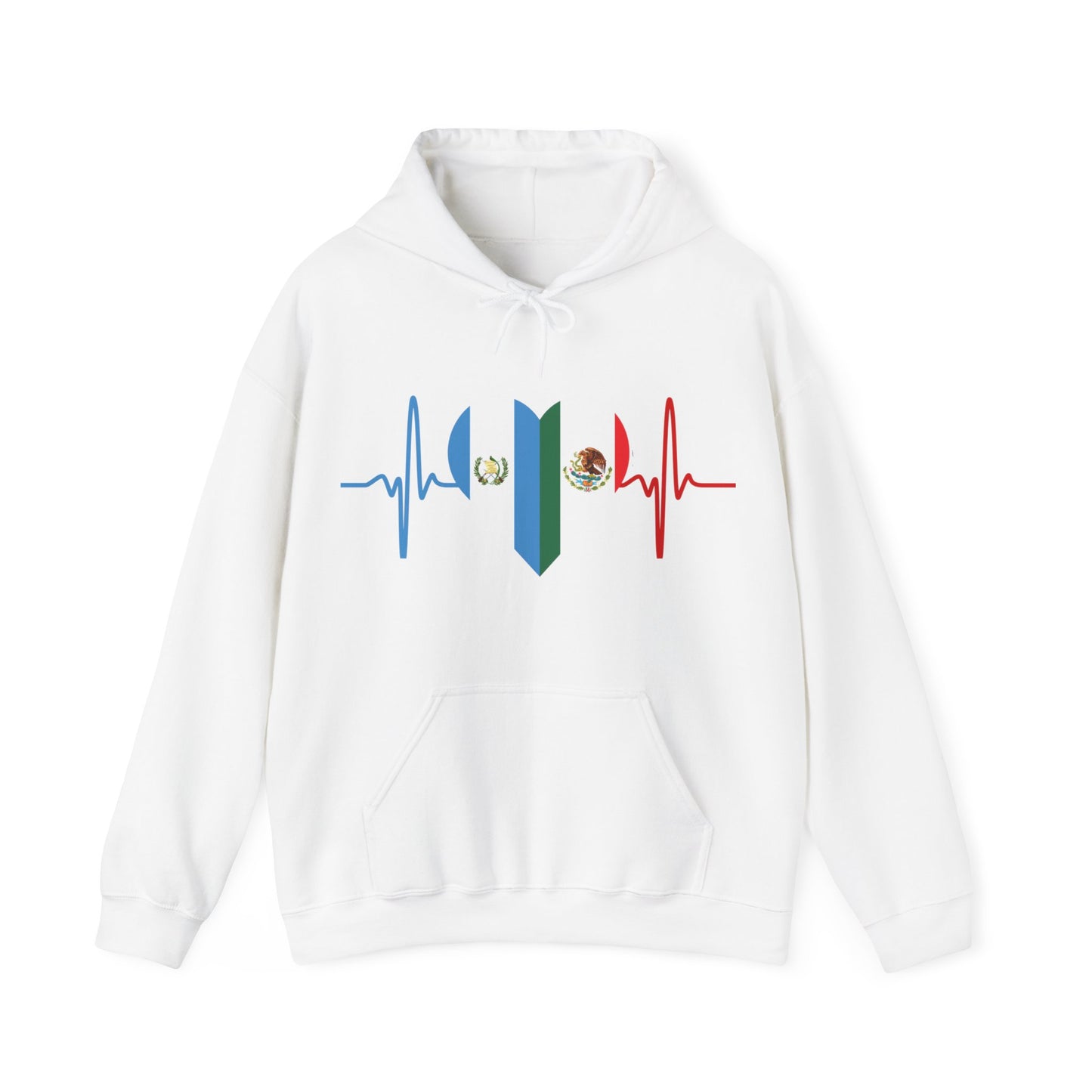 Guatemala & Mexican Unisex Hooded Sweatshirt I Sudadera Unisexo México y Guatemala
