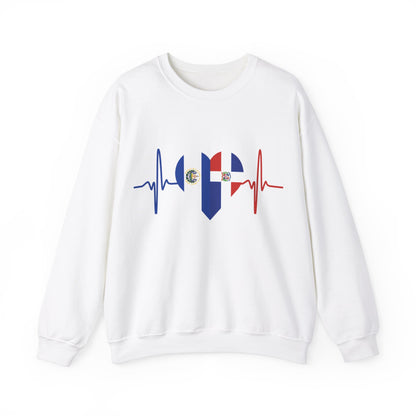 El Salvador and Dominican Republic I El Salvador y República Dominicana Crewneck Sweatshirt