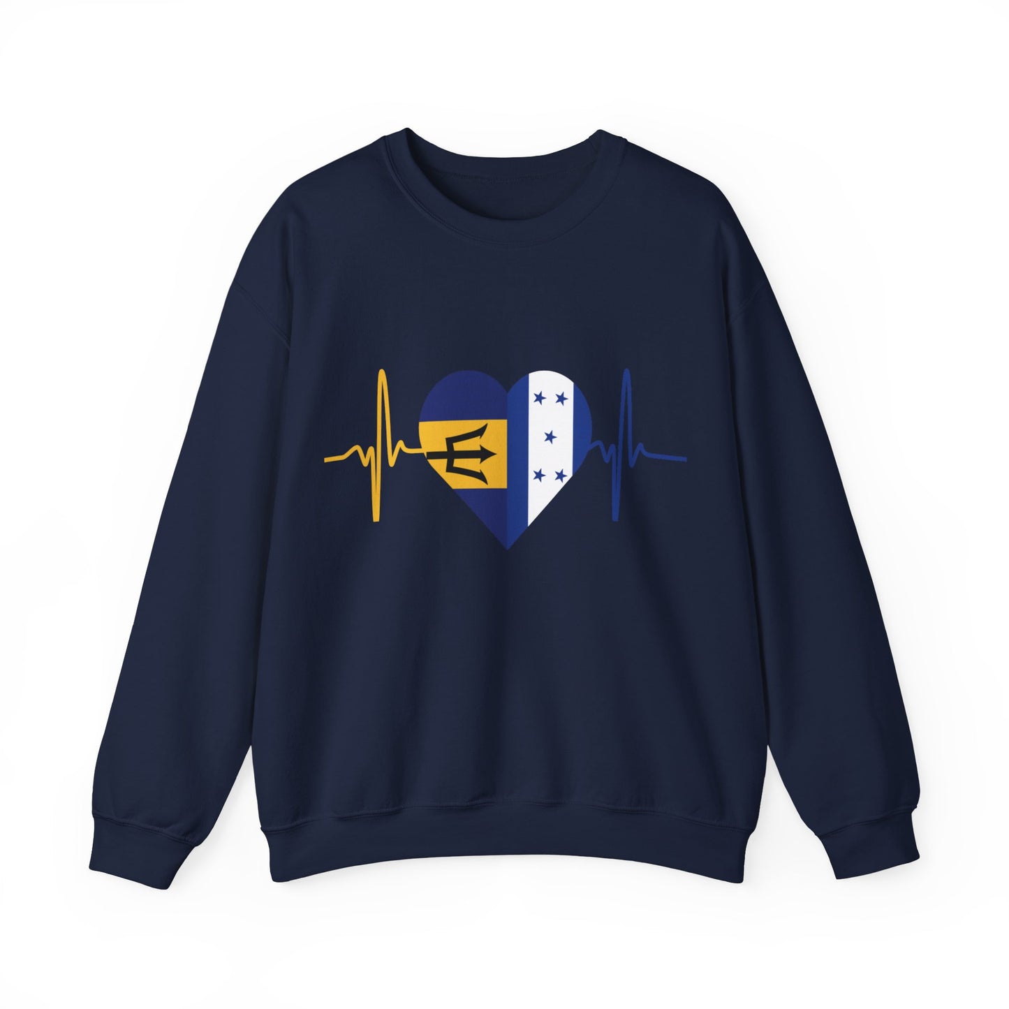 Barbados and Honduras Unisex Crewneck Sweatshirt I Sudadera Barbados y Honduras