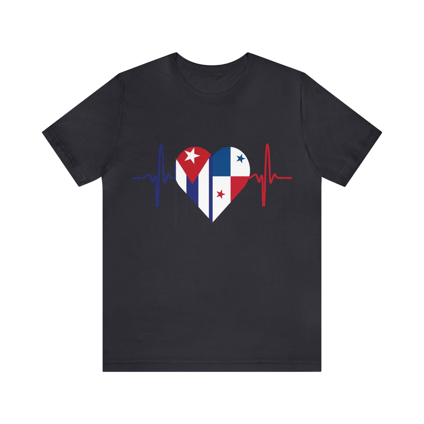 Cuba & Panama Unisex Short Sleeve Tee, Camisa Unisexo manga corta Cuba y Panamá